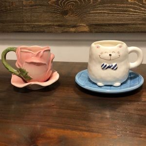 Decorative tea cups